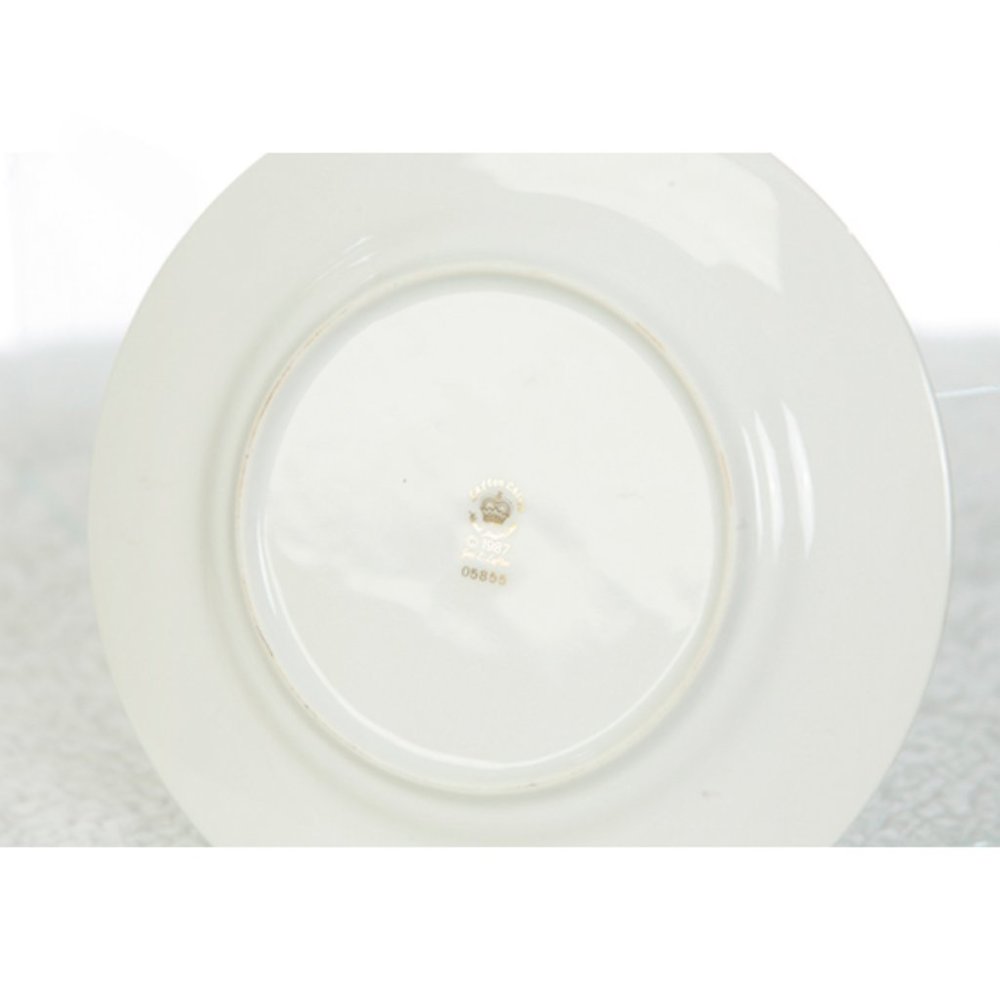 Vintage Lefton Heritage Rose Small Plate Signed 7 1/4 inches wide - Picture 5 of 5